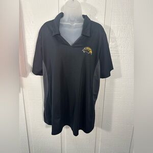 Sport Tek Black University of Southern Miss Short Sleeve Womens Top Size 4X EUC